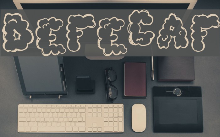 defecafont Font examples