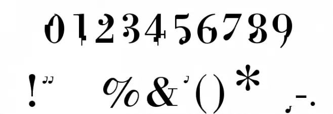 dekale Font OTHER CHARS