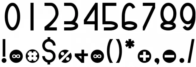 dekthusian Font OTHER CHARS