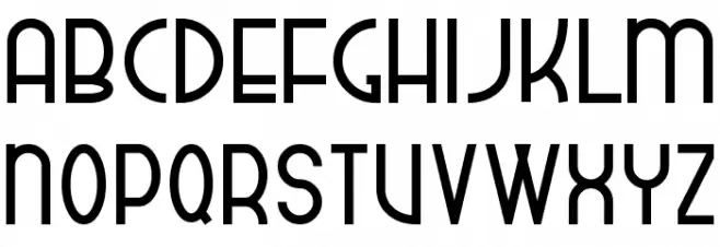 dekthusian 字体 大写
