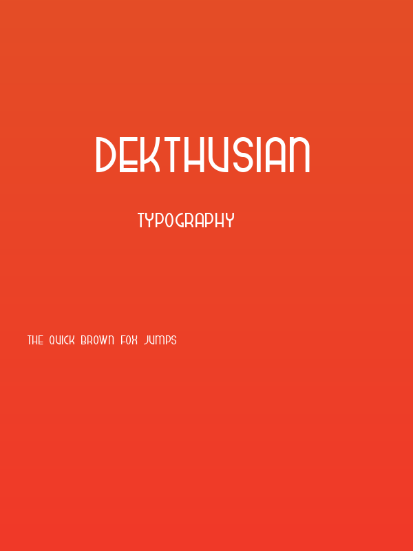 dekthusian Poster