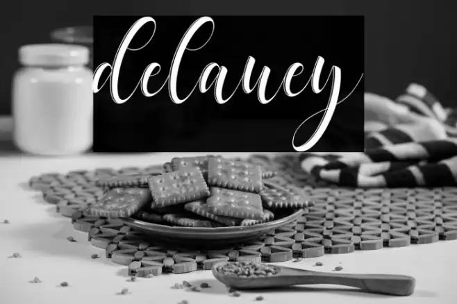 delaney Font examples