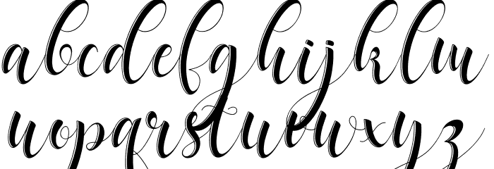 delaney Font LOWERCASE
