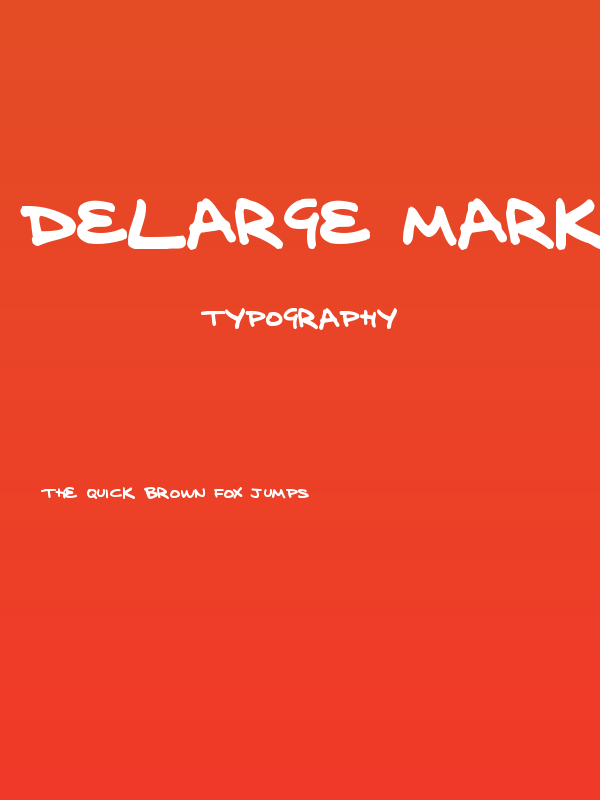 delarge marker pen Poster
