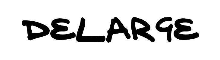 delarge  Frei Schriftart Herunterladen