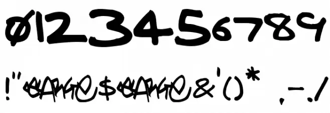 delarge Font OTHER CHARS