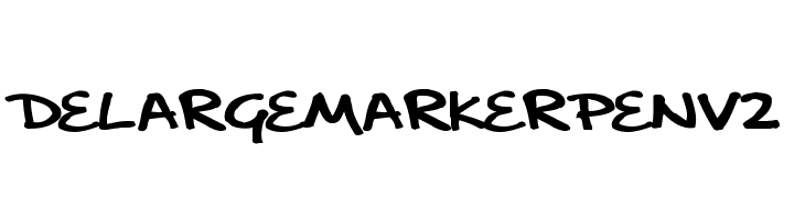 delargeMarkerPenv2  Descarca Fonturi Gratis