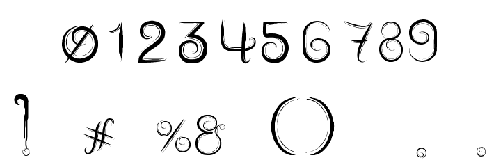 delectable Font OTHER CHARS