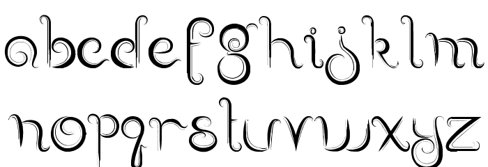 delectable Font LOWERCASE