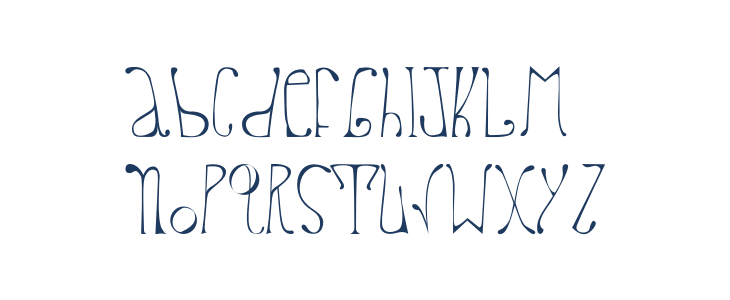 delfinahun-CondensedLight Lowercase