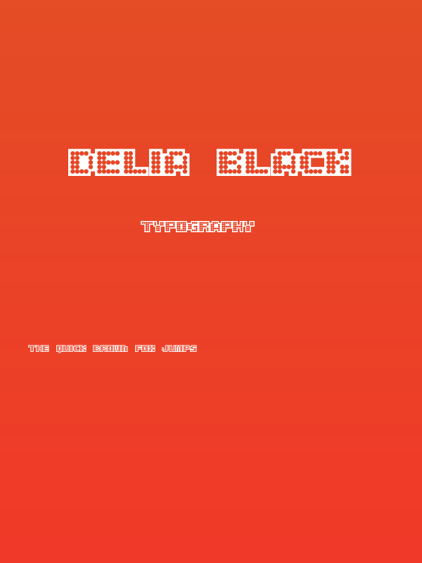 delia Black Poster