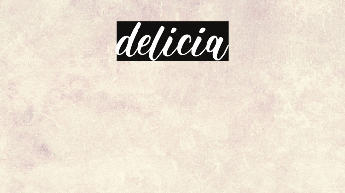 delicia Example 3