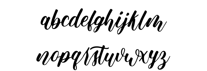 delicia Font LOWERCASE