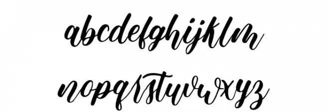 delicia Caratteri MINUSCOLO