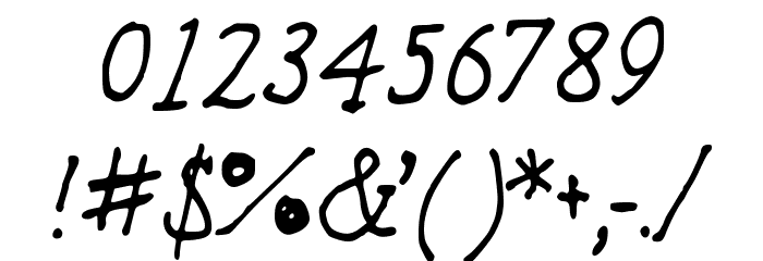 delicieux Font OTHER CHARS