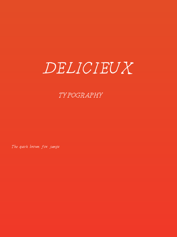 delicieux Poster