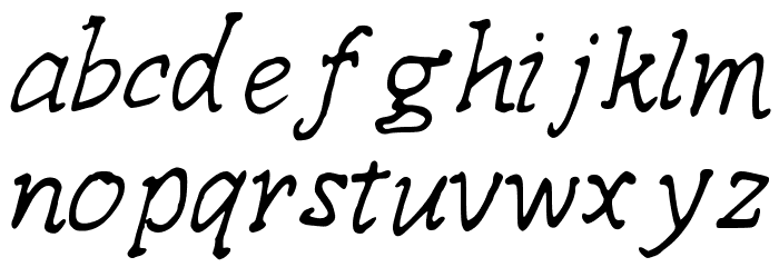 delicieux Font LOWERCASE