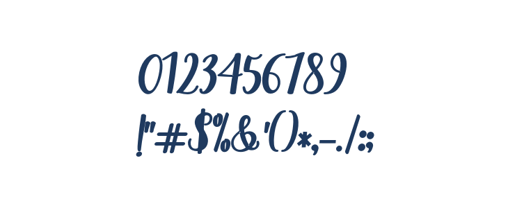 delightful-script Other Characters