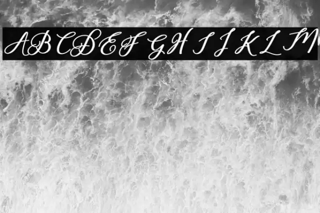 delightful-script Font examples