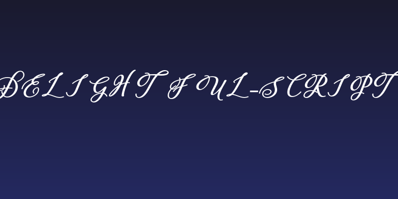 delightful-script Social Header