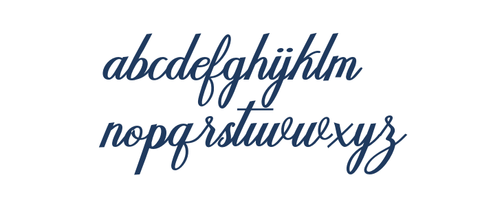 delightful-script Lowercase