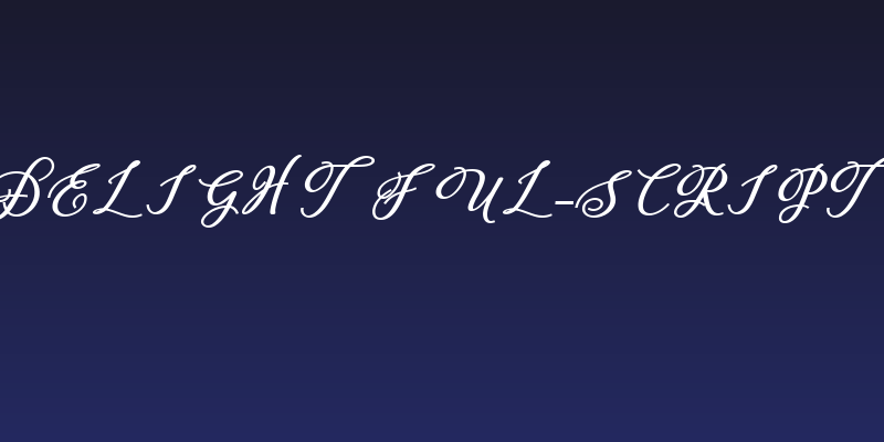 delightful-script Social Header