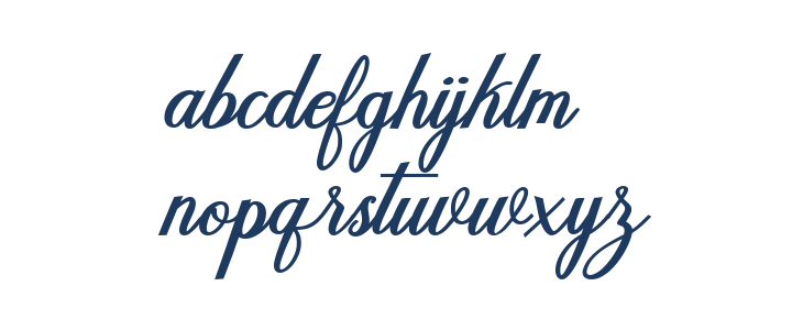 delightful-script Lowercase