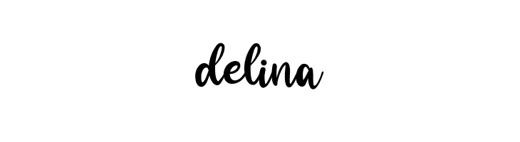 delina  Fuentes Gratis Descargar
