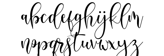 delisha Font LOWERCASE
