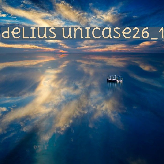 delius unicase26_1 Example 2
