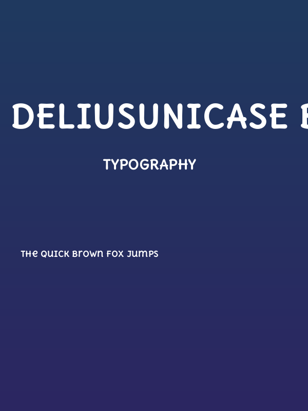 deliusunicase bold1 Poster