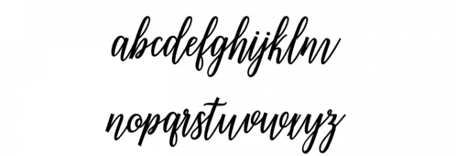 delthami फ़ॉन्ट लोअरकेस