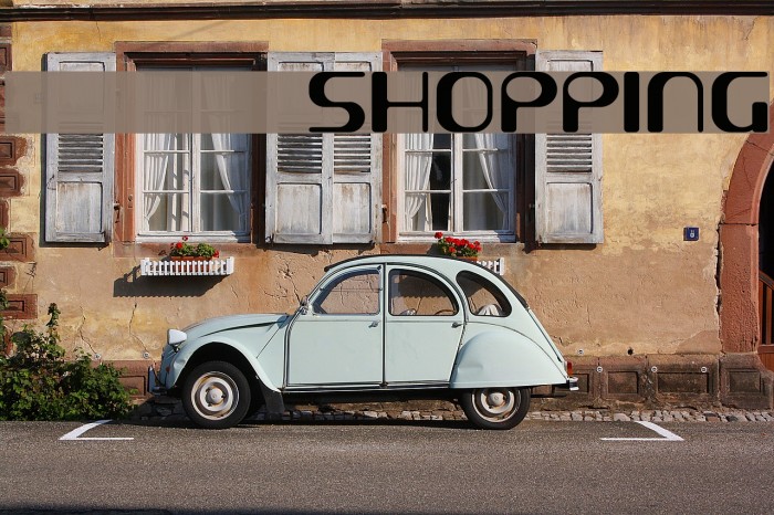 demoSHOPPING Font examples