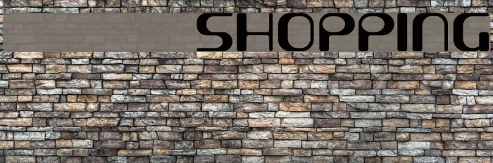 demoSHOPPING Font examples