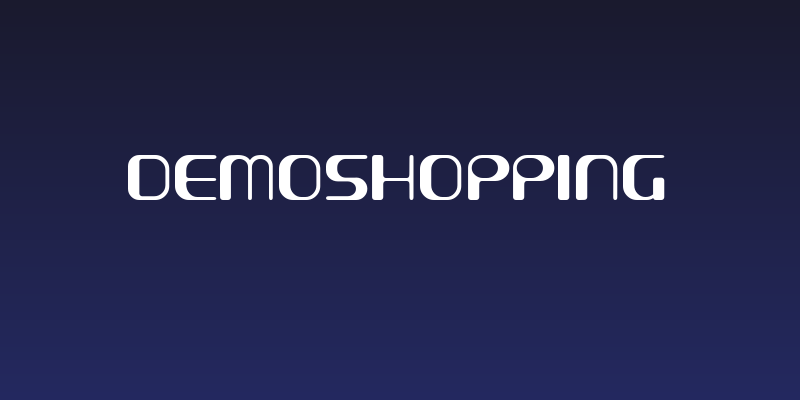 demoSHOPPING Social Header