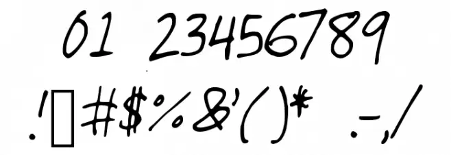 demoi Font OTHER CHARS