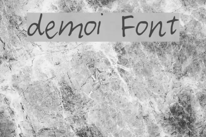 demoi Font examples