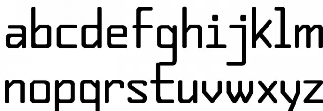 den फ़ॉन्ट लोअरकेस