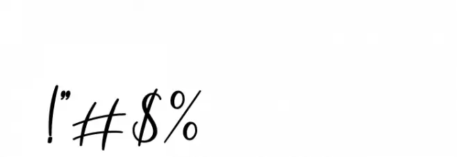 denalova Font OTHER CHARS