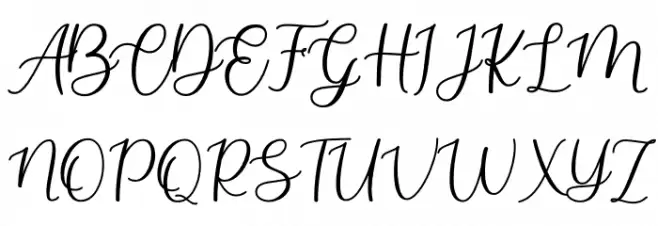 denalova Schriftart Groß