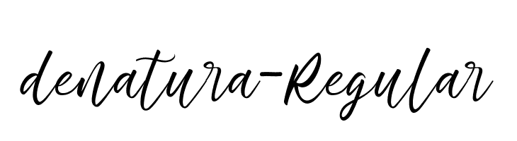 denatura-Regular  font caratteri gratis