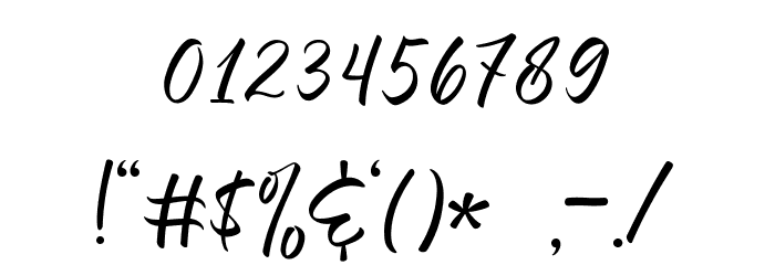 denatura-Regular Font OTHER CHARS