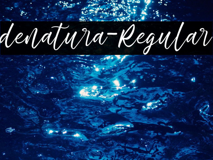 denatura-Regular Example 1