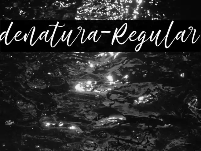 denatura-Regular Example 1