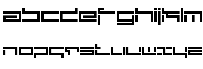 depthcore public Font LOWERCASE