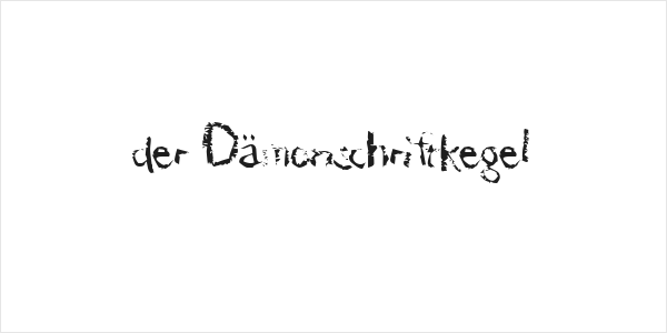 der Dämonschriftkegel Logo