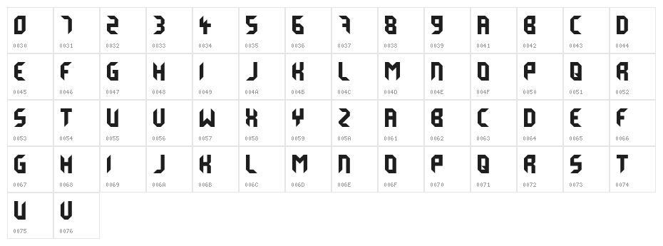 derail Character Map