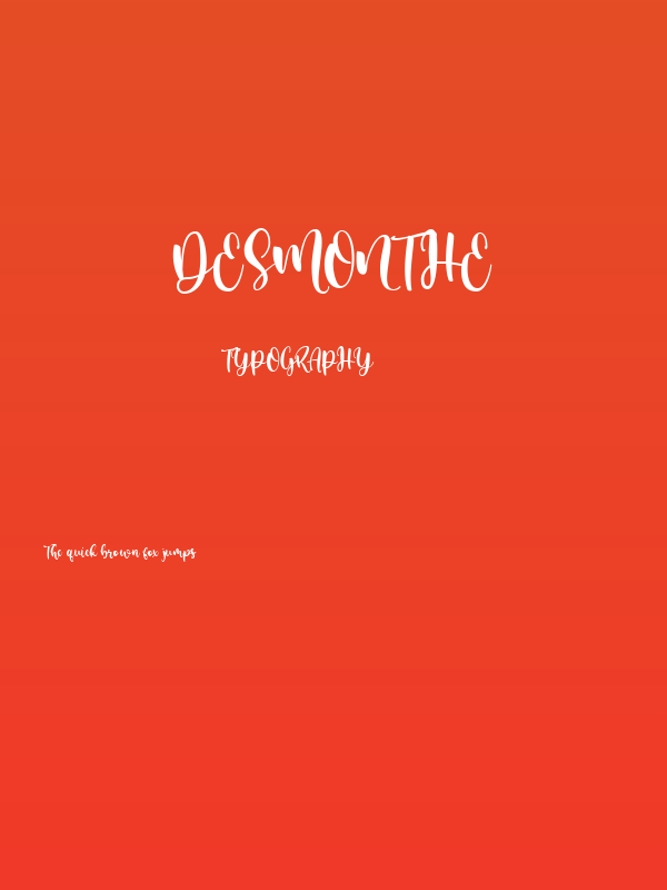 desmonthe Poster