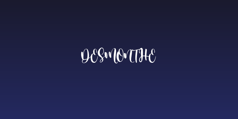desmonthe Social Header