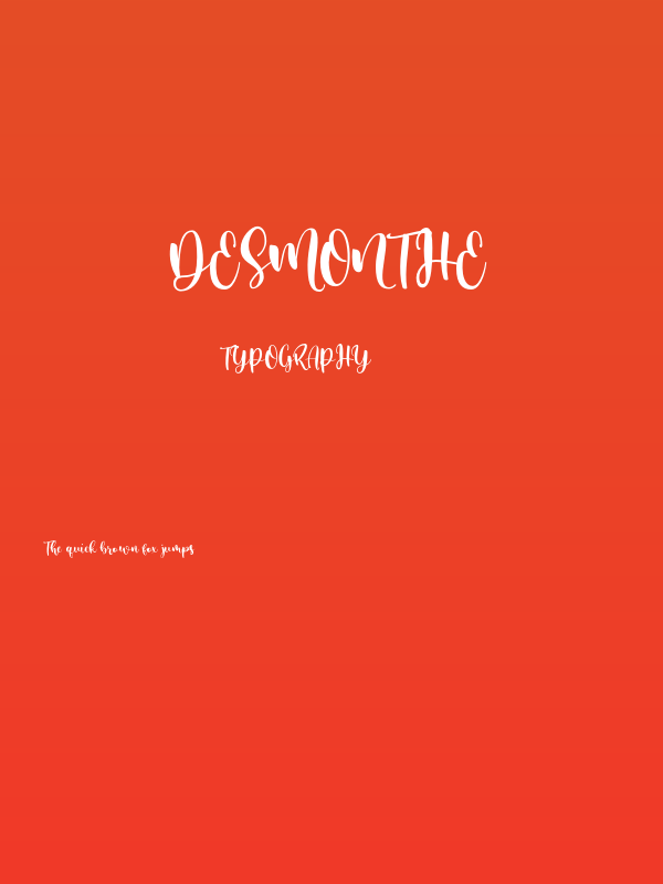 desmonthe Poster